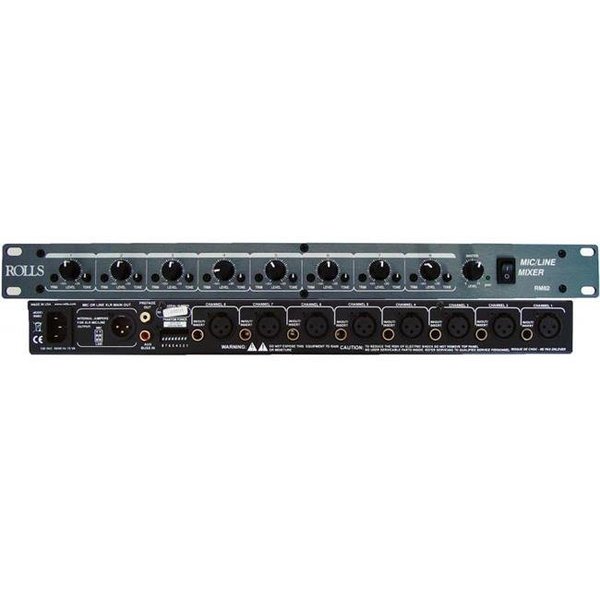 Rolls ROLLS RM82 Channel Mic-Line Mixer RM82